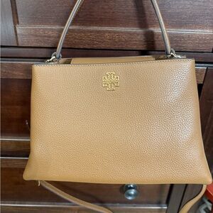 Tory Burch Brown Leather Shoulder Bag